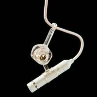 M55WO HANGING CEILING MICROPHONE, 12MM CONDENSER, OMNIDIRECTIONAL , WHITE - INCLUDES PLENUM BOX & 4' CABLE